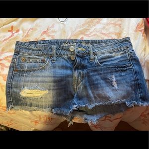 Denim shorts